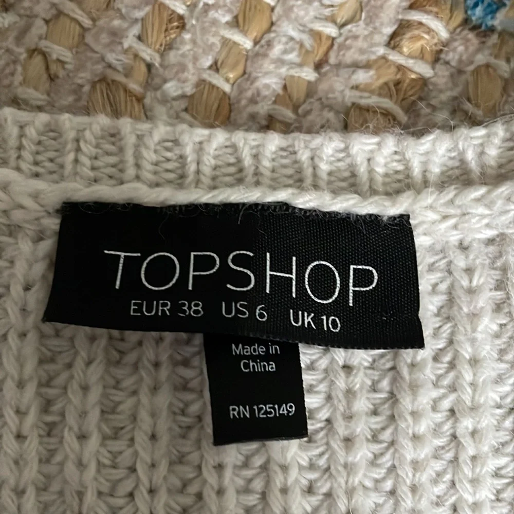 Topshop | Cream Sweater - Picture 4 of 5